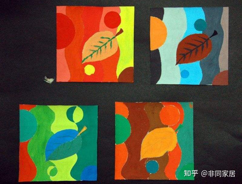 强烈对比色的艺术作品实拍图优点:对比鲜明,效果强烈,让人兴奋,印象