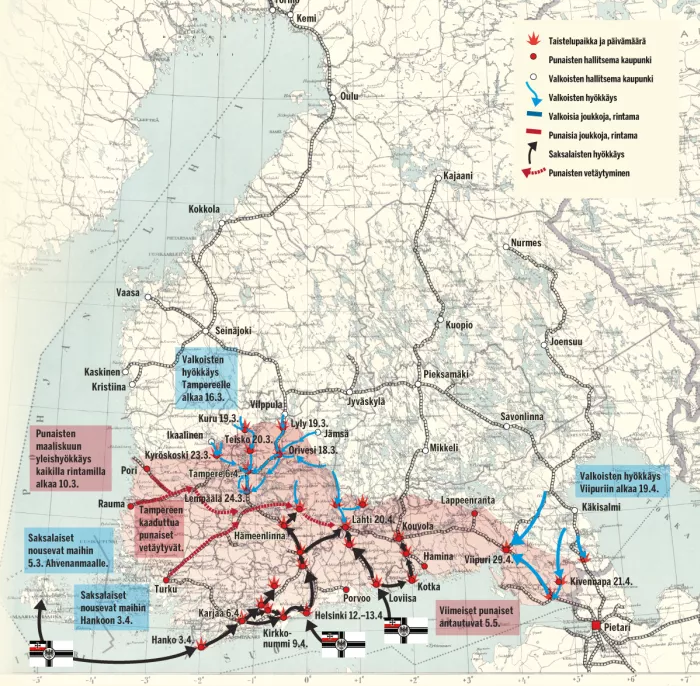 为什么曼纳海姆在芬兰内战以及苏芬战争后,坐拥巨大的个人威望,依然没