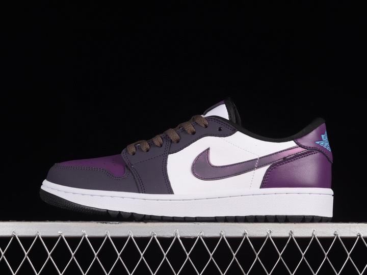 乔丹烟雾白紫Air Jordan 1 Low Golf Purple Smoke 高尔夫运动鞋DZ9787