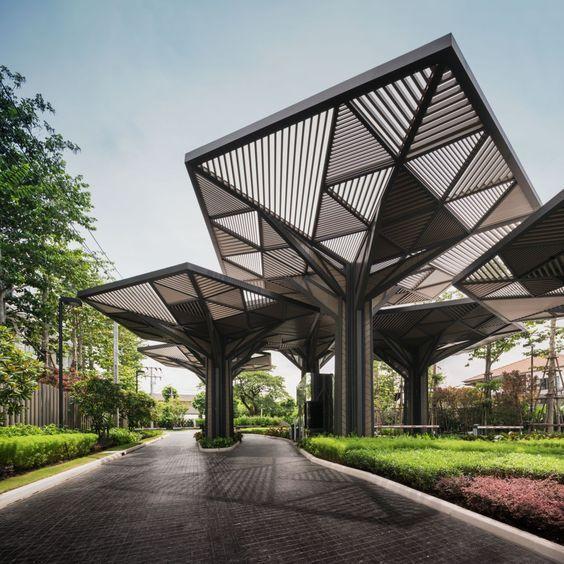 景观构筑物在风景园林设计中的作用