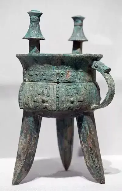 古代中国青銅器　斝　酒器 文物解密古代饮食文化——商周青铜酒器- 味觉中国- 华夏经纬网