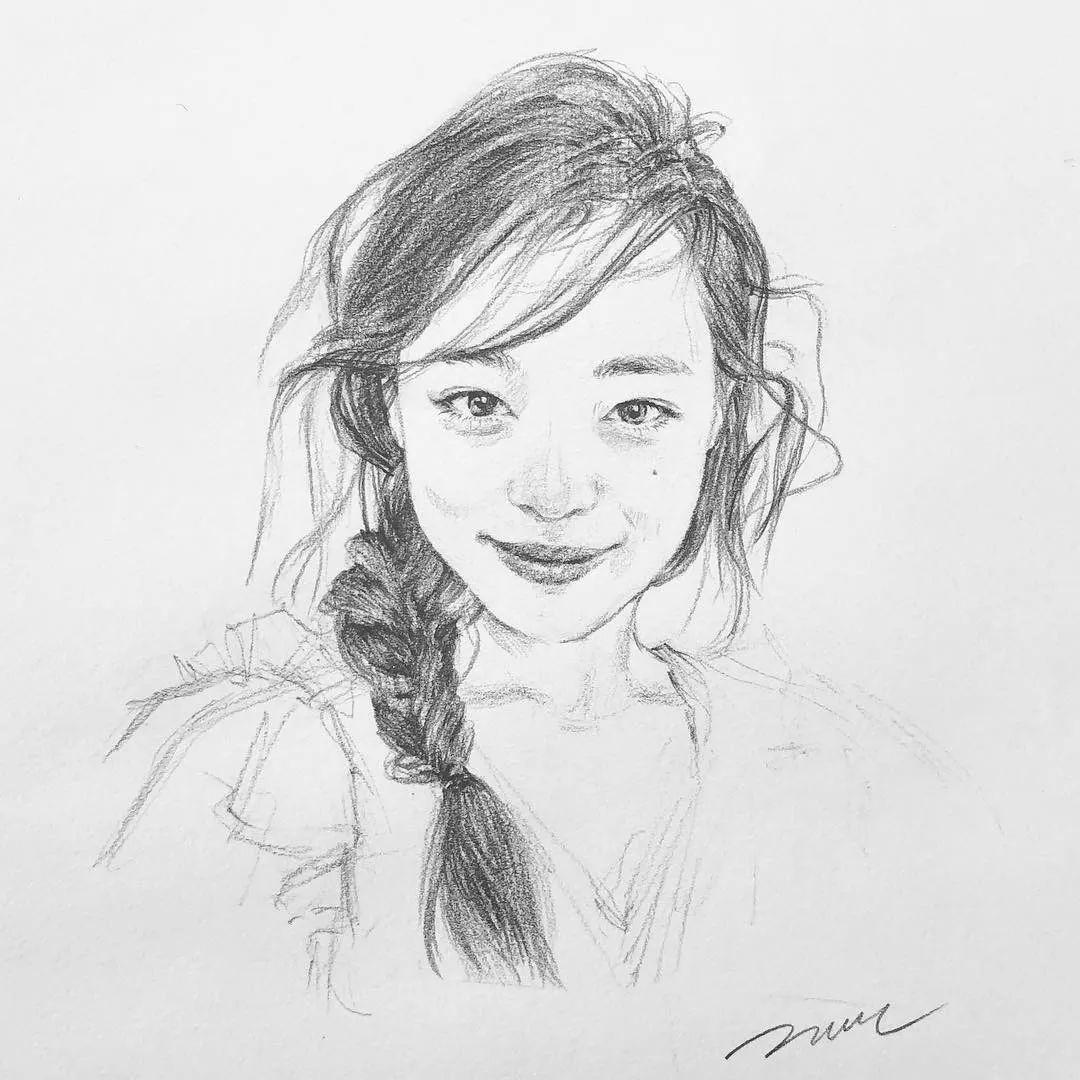 有没有什么巨好看的素描头像