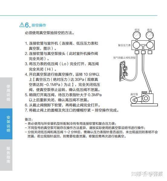 空调抽真空步骤图解图片