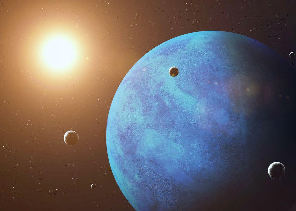 有哪些关于海王星的有行星环的超清壁纸