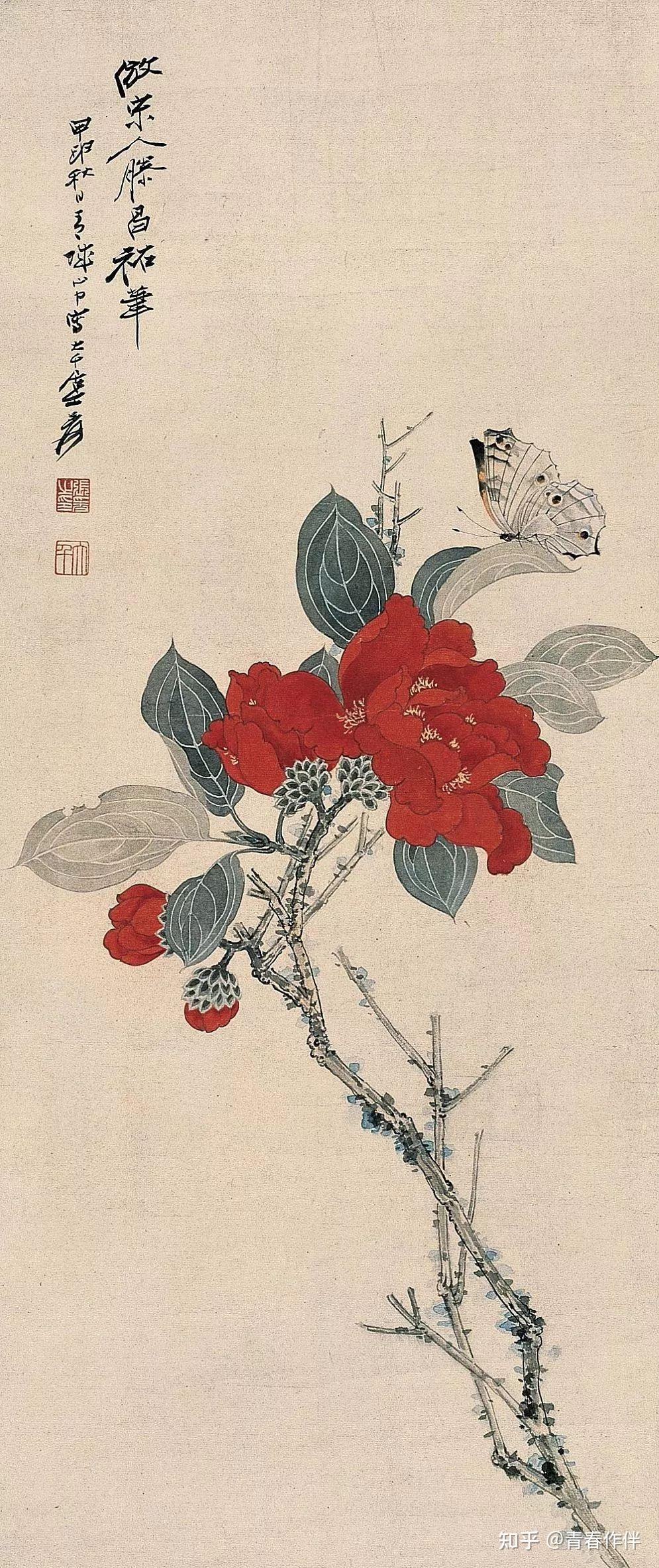 張大千 花卉圖 張大千-荷花世界夢俱香圖｜2022春拍- 帝圖拍賣- 領銜全台書畫