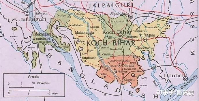 谁能介绍下印度和孟加拉之间的飞地问题? - 知乎