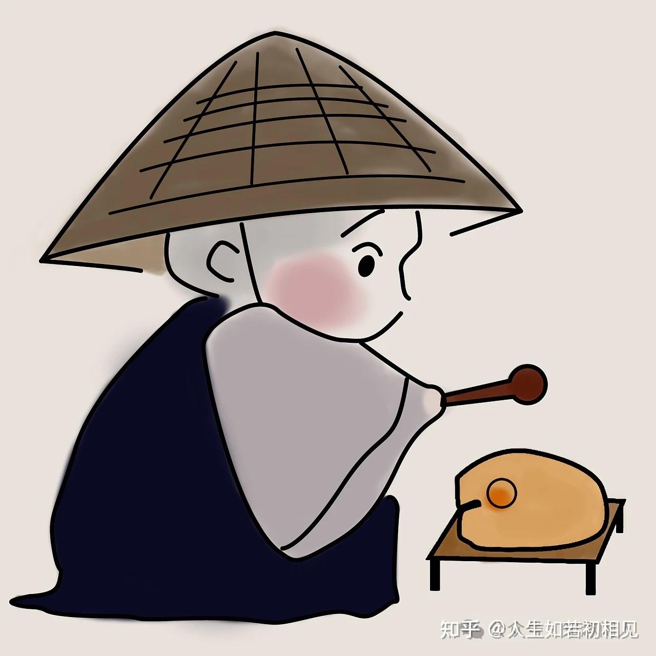 为何老和尚念经时要敲木鱼