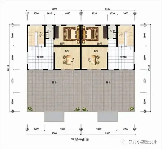 25款霸气双拼新中式三层别墅,三层新中式双拼农村自建房别墅设计 - 知乎