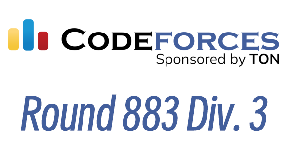 Codeforces 883 Div. 3 题解 | JorbanS - 知乎