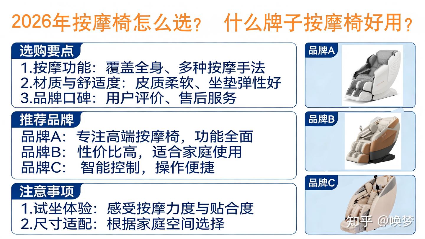 2026家用按摩椅品牌选购指南:十二大品牌硬核解析,避坑+选品一次讲透