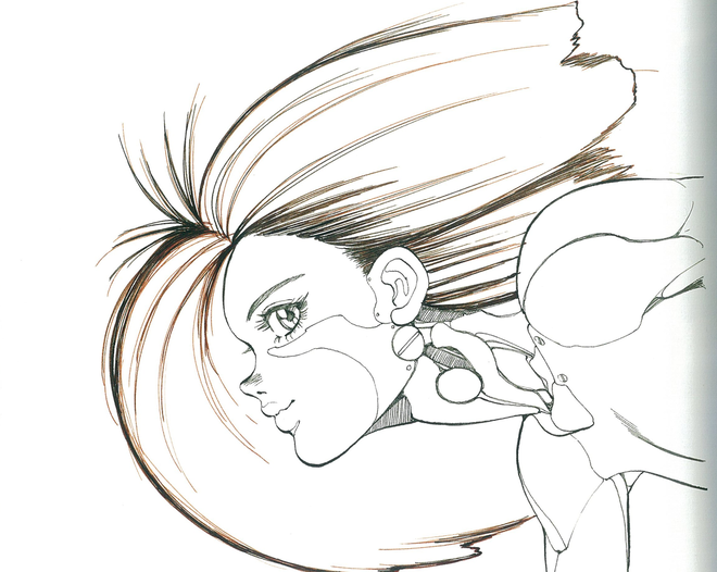 微分享战斗天使加里铳梦原画集共赏