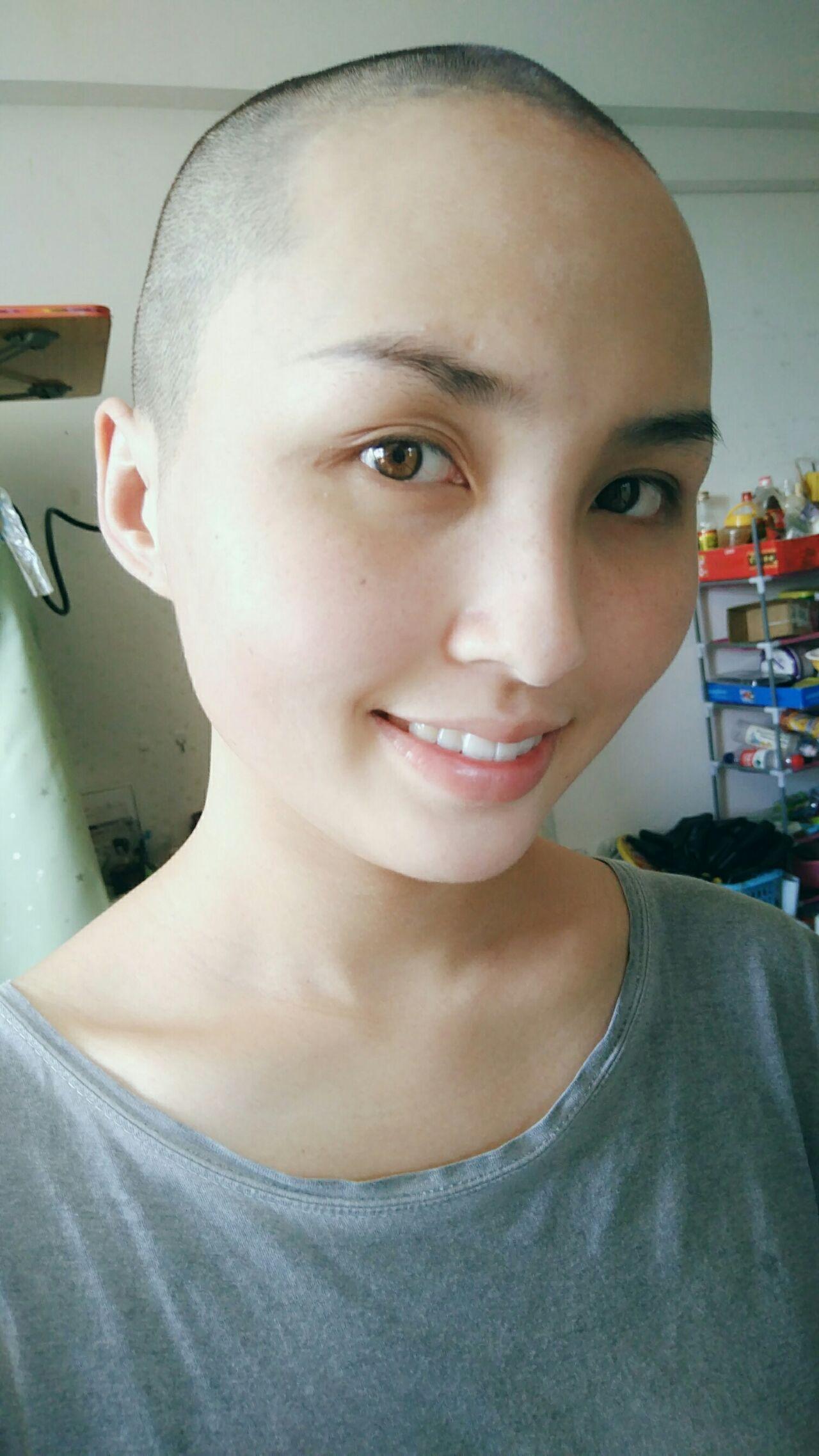 女生剃光头多久头发能留到bobo头长度