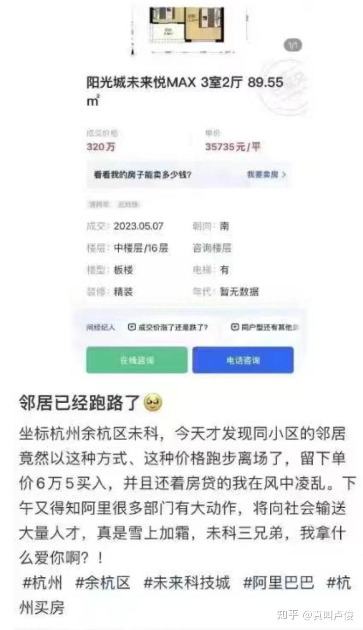 阿里在导致杭州房价下滑?我赶紧去实地看了下 - 知乎