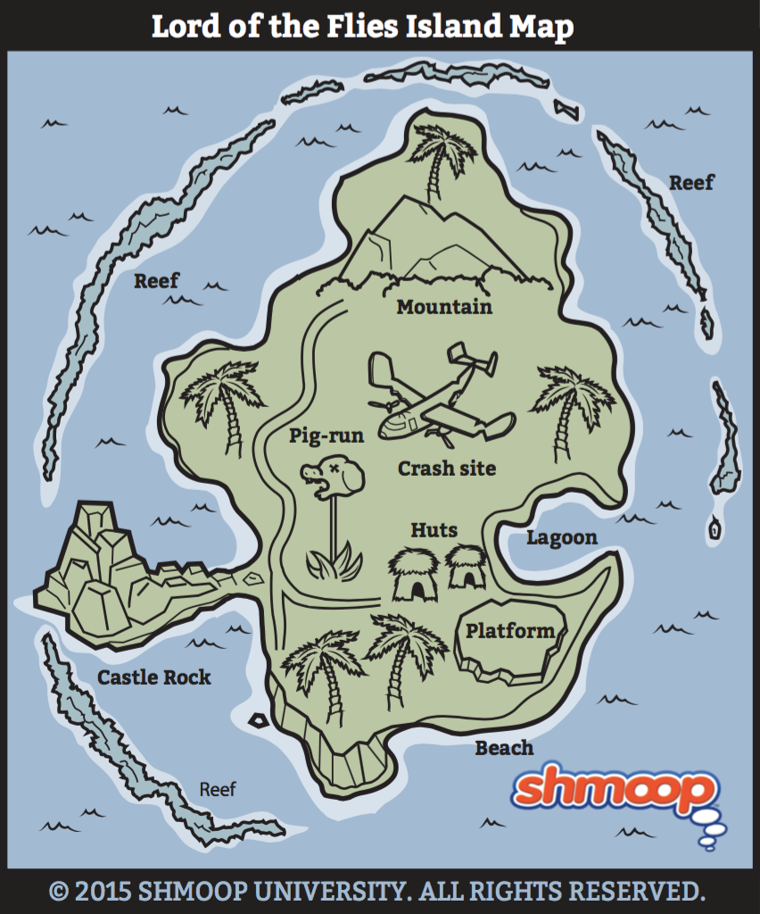 蝇王小岛地图谁有?