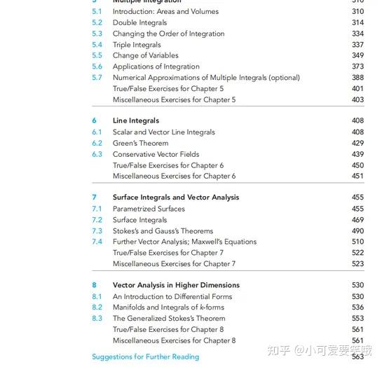 Susan Jane Colley教材《向量微积分》Vector Calculus - 知乎