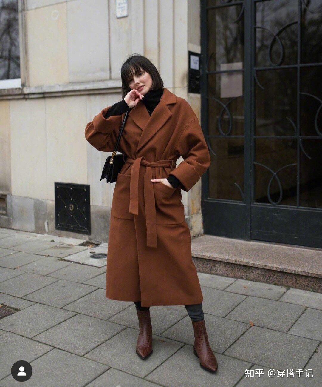 焦糖色大衣这么搭配? - 知乎