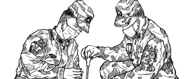 超美画风,看通信兵的笔尖日常!