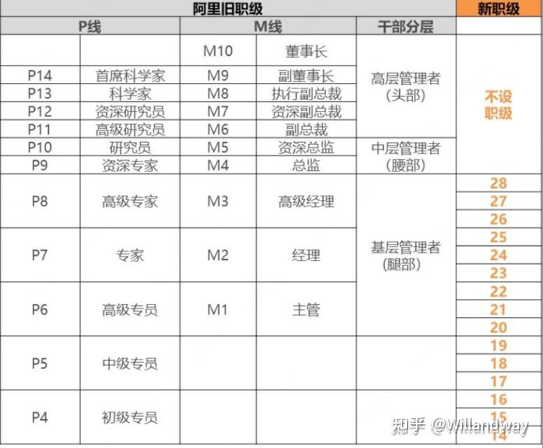 如何看待阿里内部隐藏「p」序列职级,「高p」光环或成过去式?