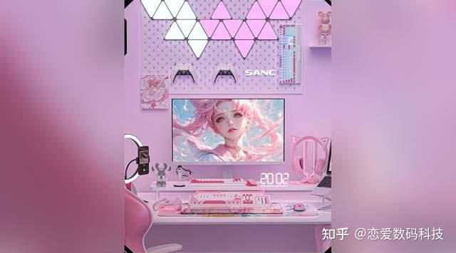治愈系桌面搭配,618盛色海景房显示器推荐