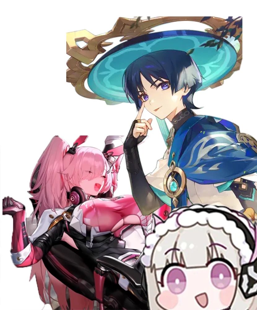 如何评价《原神》流浪者「散兵」与《蔚蓝档案》圣园未花「mika」这对