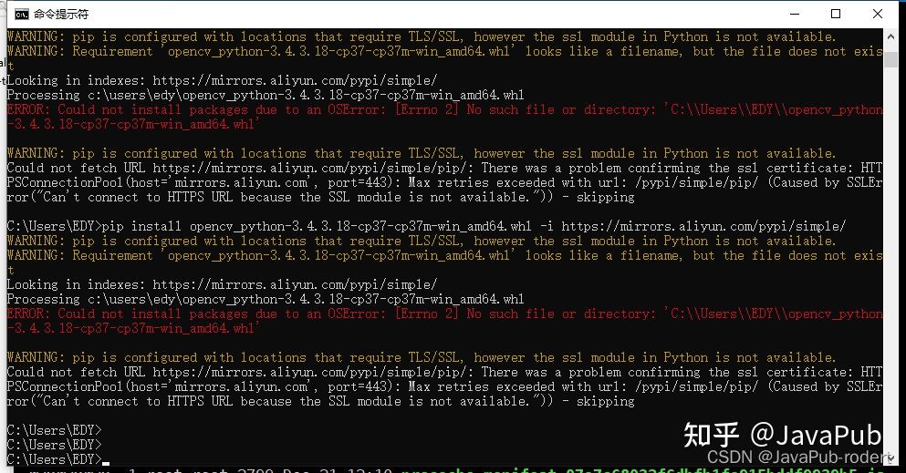 Importerror no module named cv2 