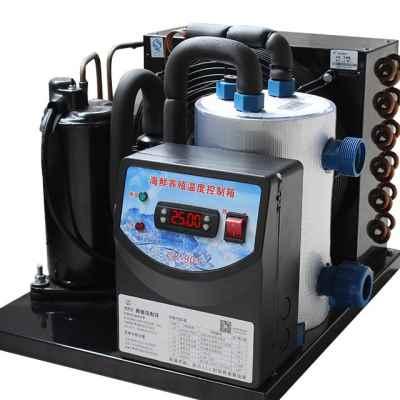 海鲜鱼池制冷机温控设备冷水机小型养殖恒温机饭店养鱼降温制冷器