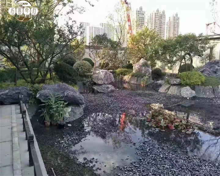 益阳庭院枯山水造景石-黑山石 - 知乎