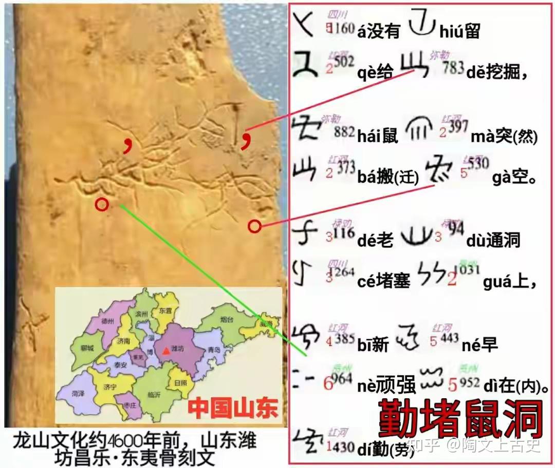 绝非虫蛀,东夷骨刻文是真的!4600年前山东龙山文化,教授改写中国古文字历史 - 知乎