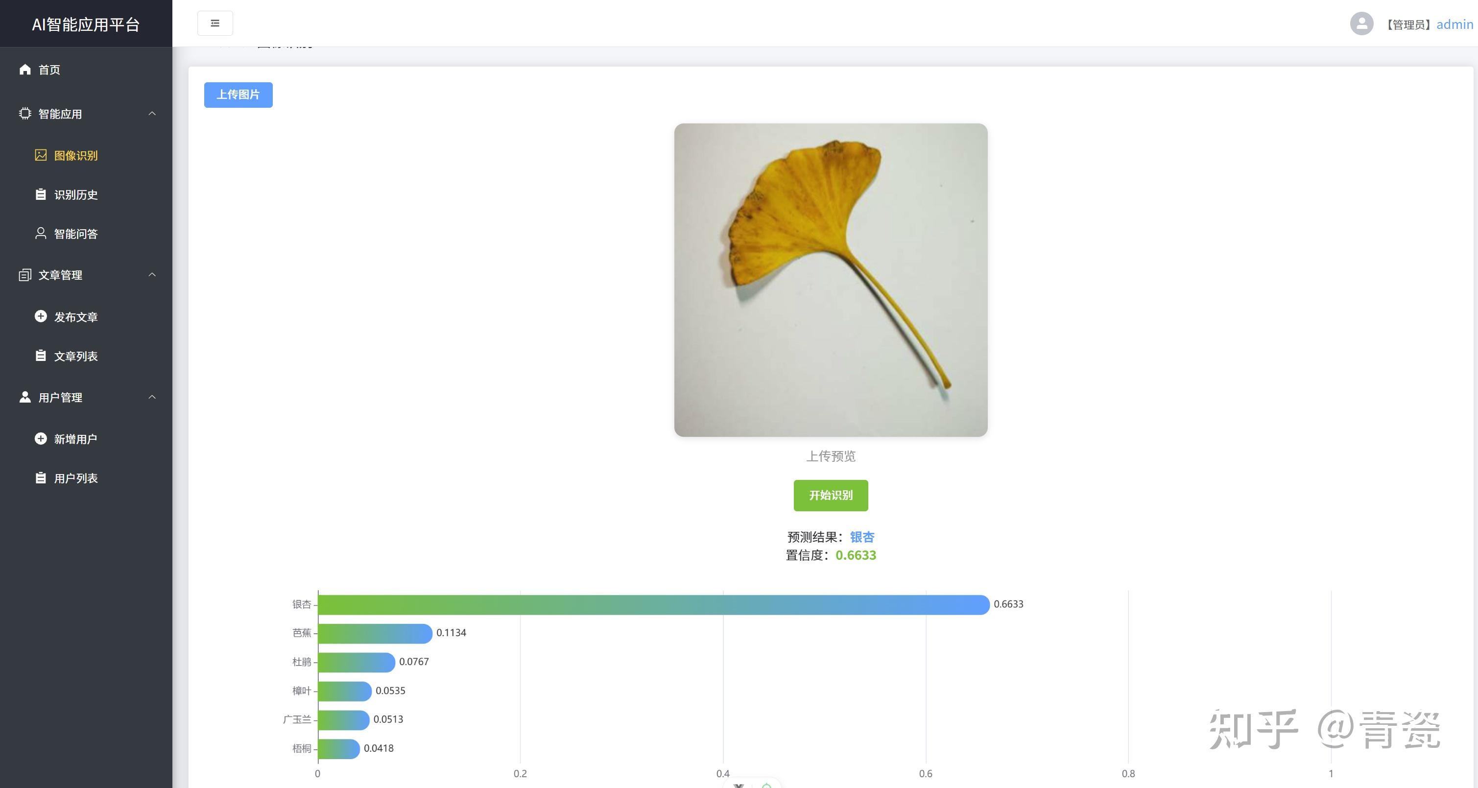 植物识别系统【最新版】Python+TensorFlow+Vue3+Django+人工智能+深度学习+卷积神经网络算法 - 知乎