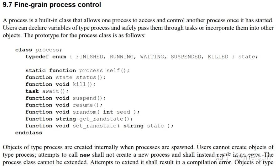 [SystemVerilog语法拾遗] 关于process类的使用 - 知乎