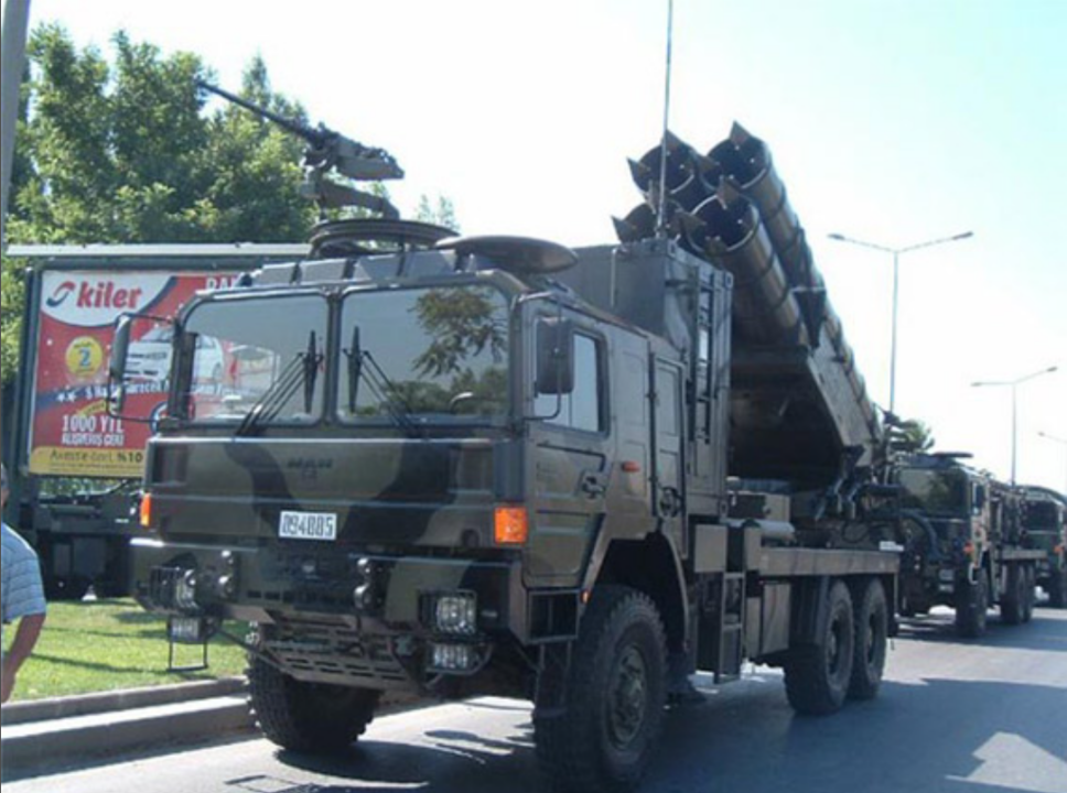 土耳其从航天科技引进的的 ws-1 火箭炮