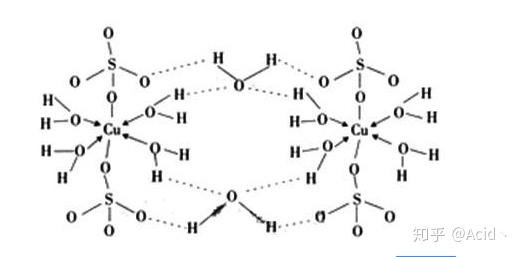 五水硫酸铜的配位键只有4个水,为什么叫做五水?