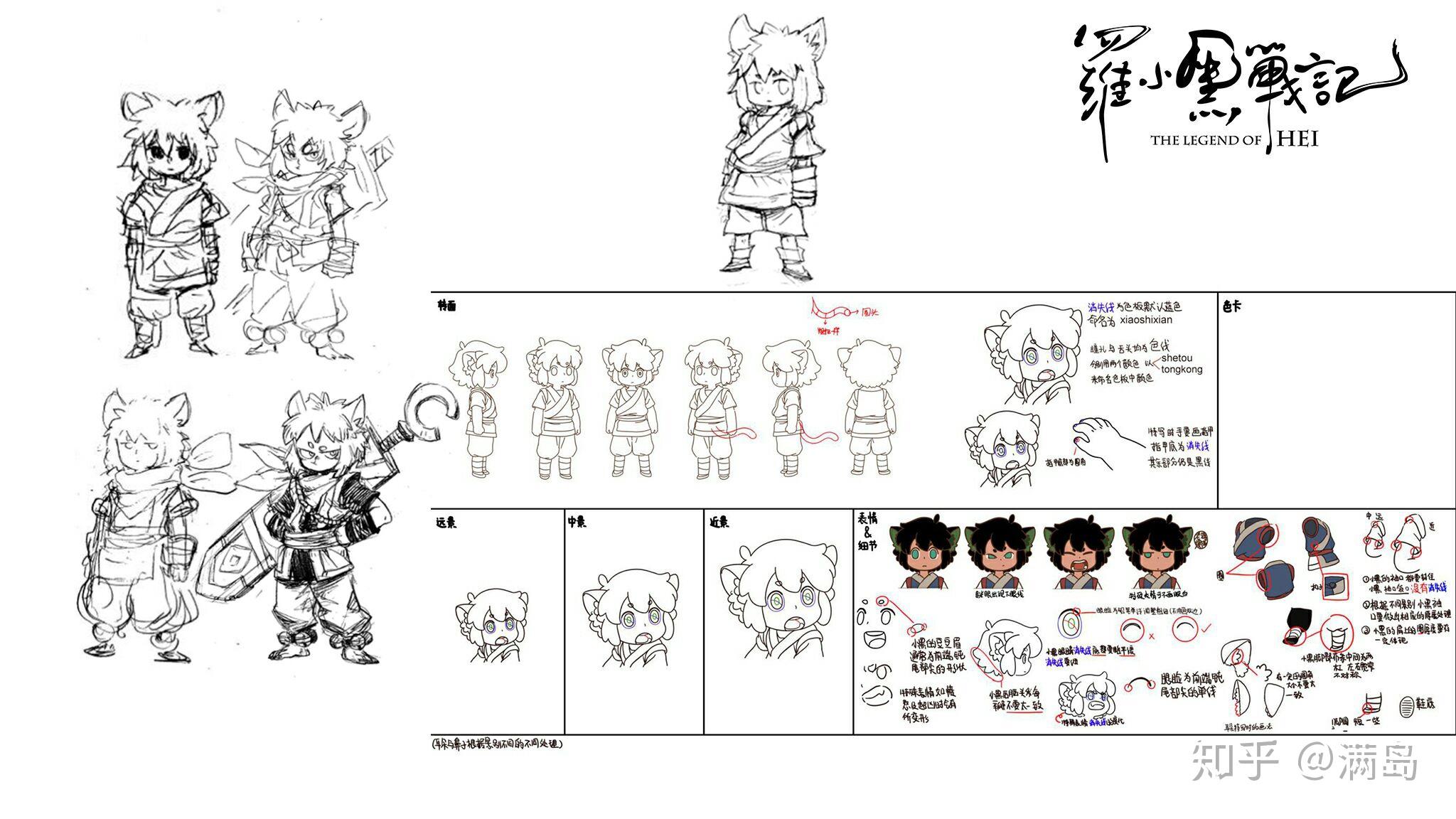 可以给我补个《罗小黑战记》的人物设定嘛!