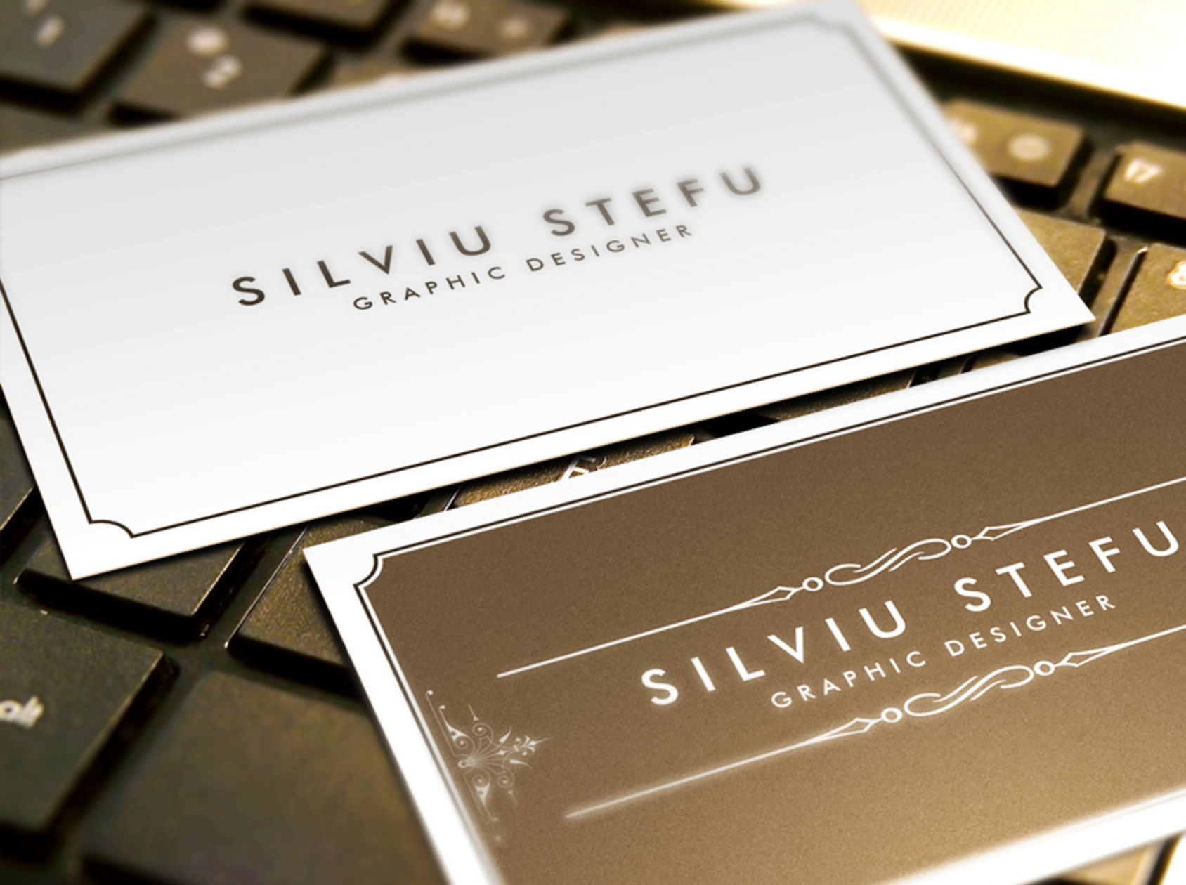 如何制作简约漂亮的中文名片