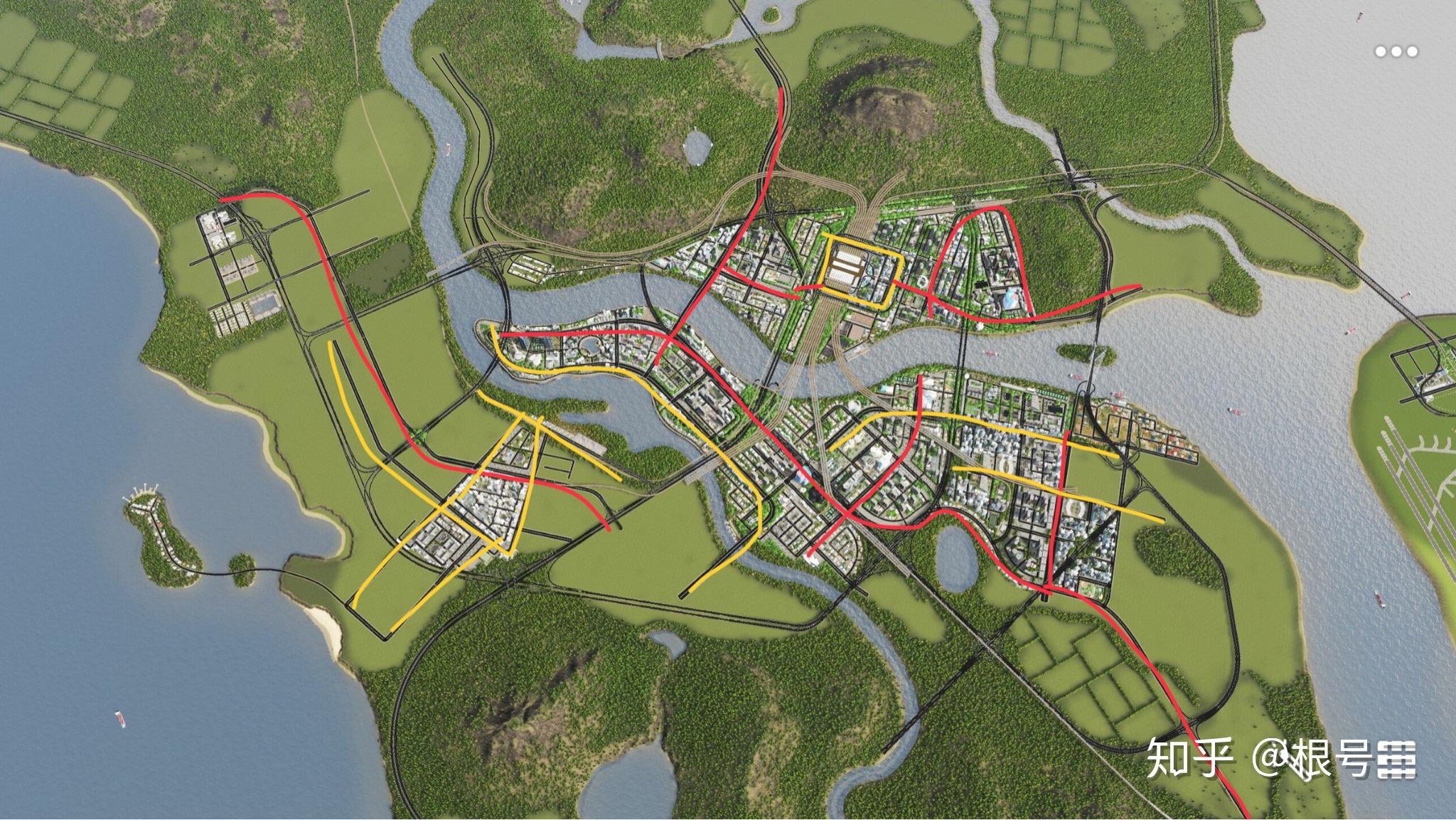 都市天际线里面如何规划才不算是格子城我看大部分的人也就只是格子