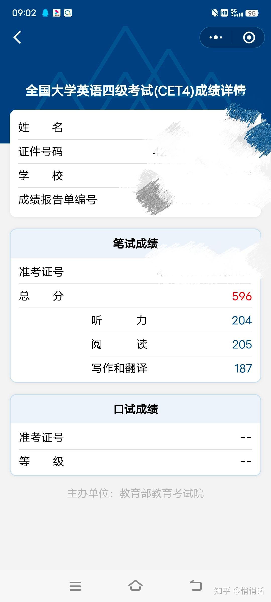 四六级刚刚出分，查分后的你此时什么心情？ - 知乎