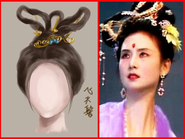 同样是古装发髻,咱们走正常路线美上天不好吗? - 知乎