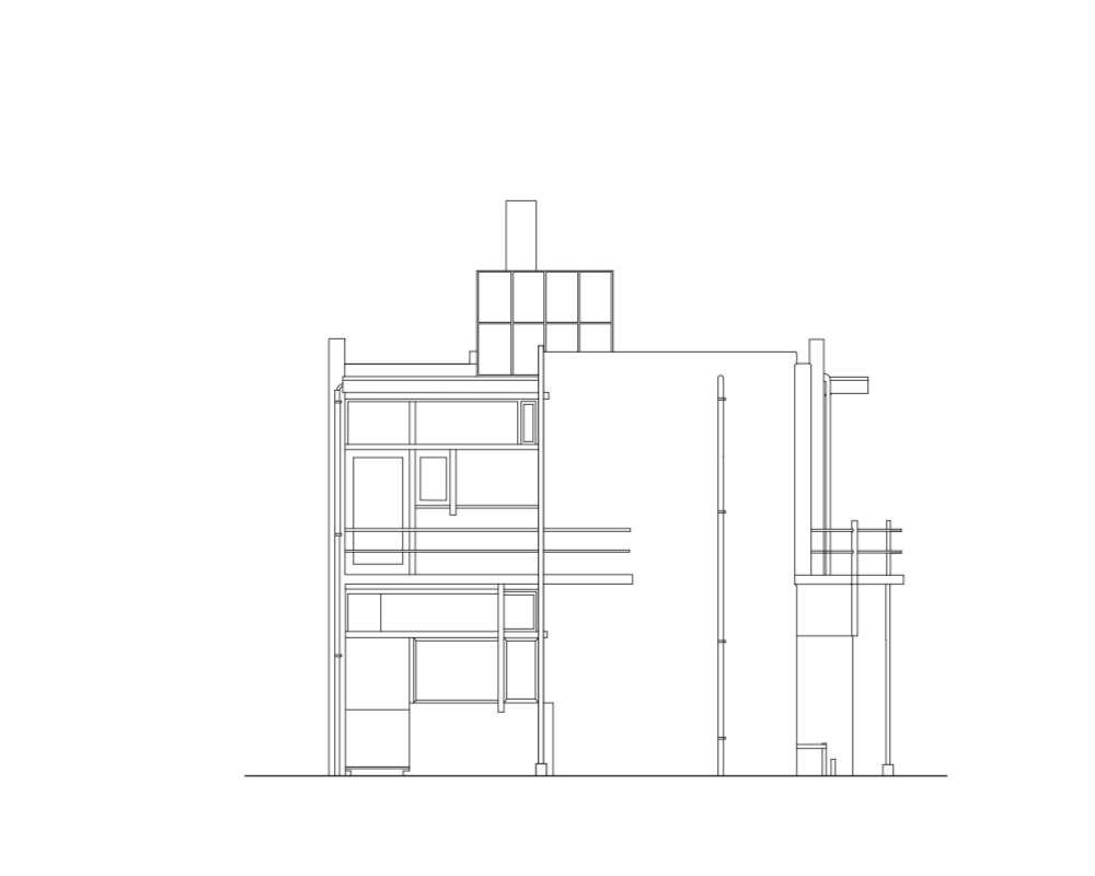建筑学教程一关于施罗德住宅的一些问题?