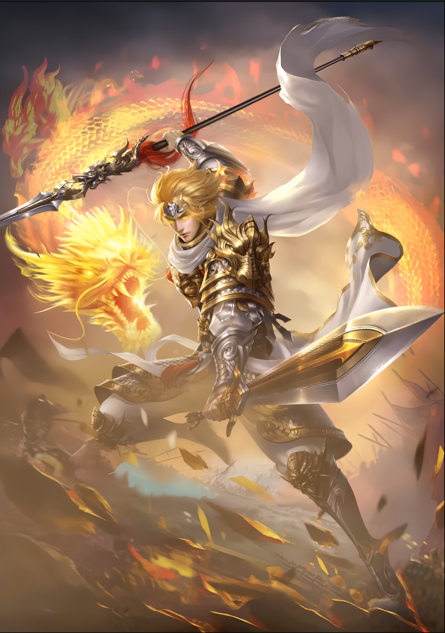 4k120战龙在野神赵云修复动态壁纸三国杀