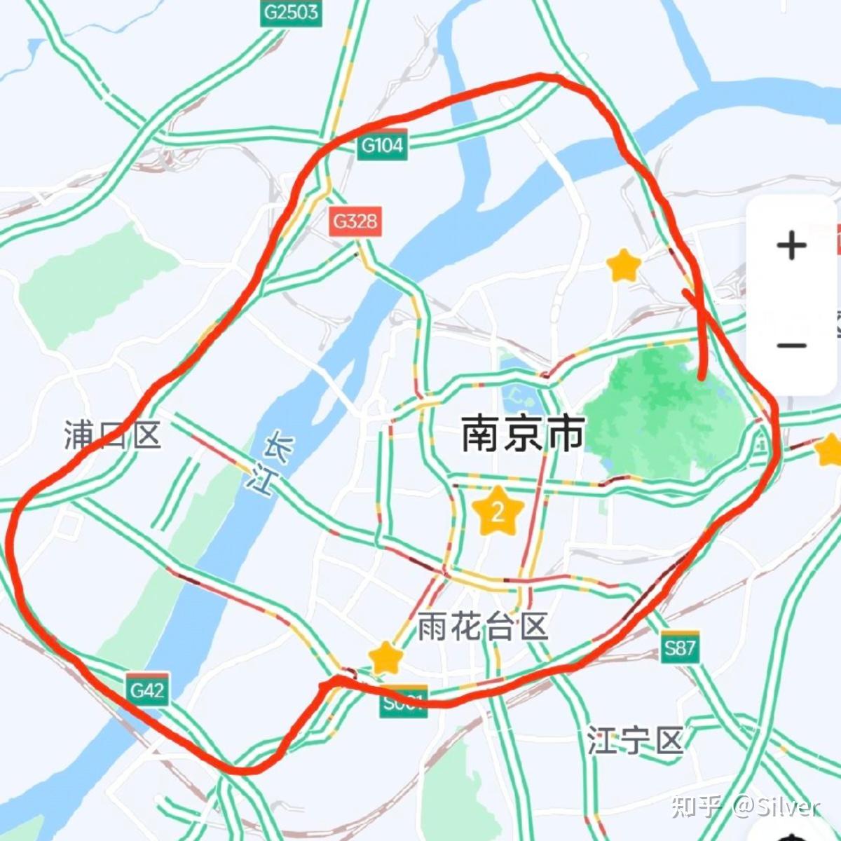 南京绕城公路地图图片