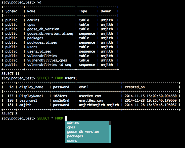 PostgreSQL 命令行工具pgcli详解 - 知乎