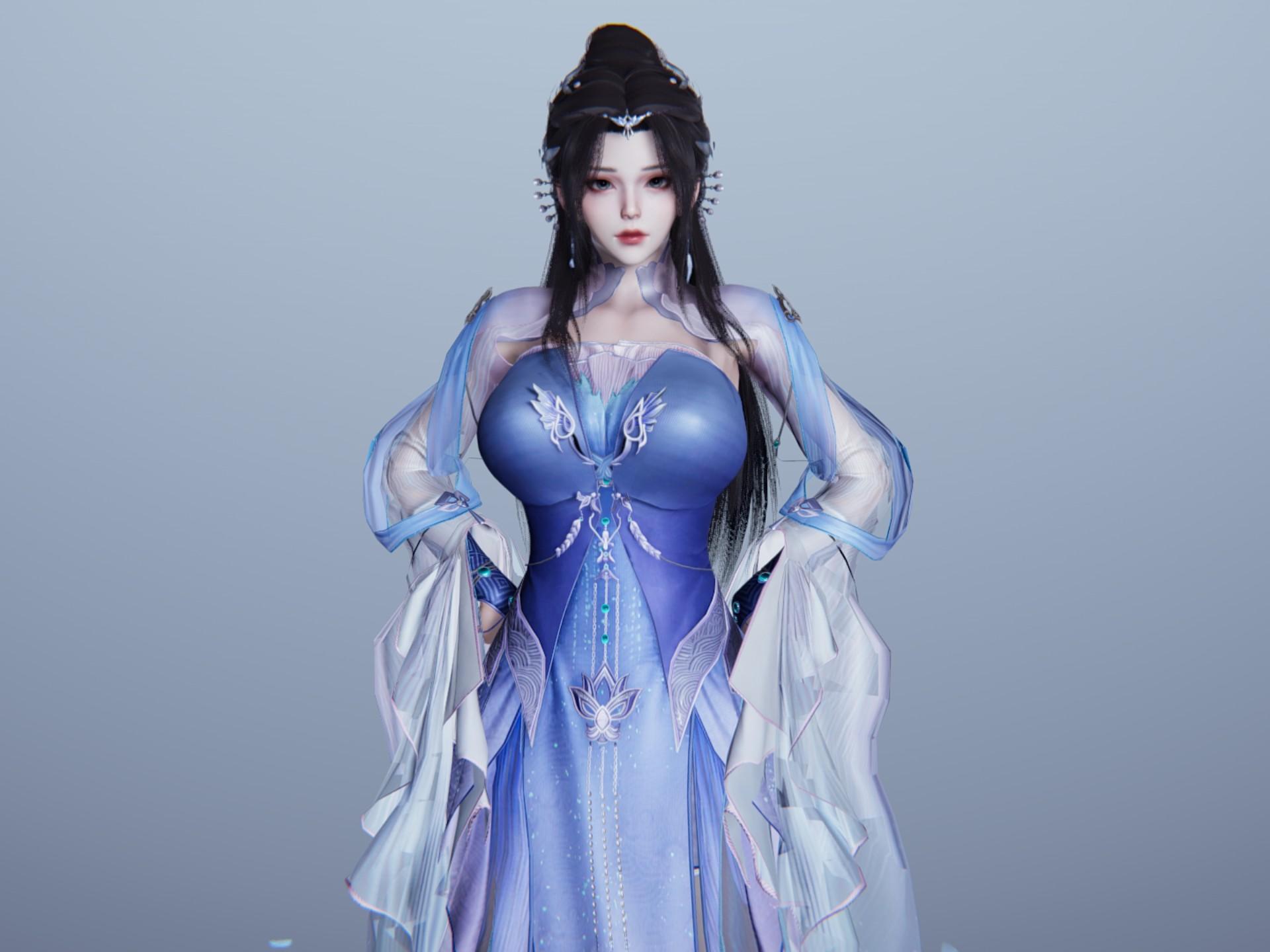 仙逆 李慕婉 常服 人物捏脸展示