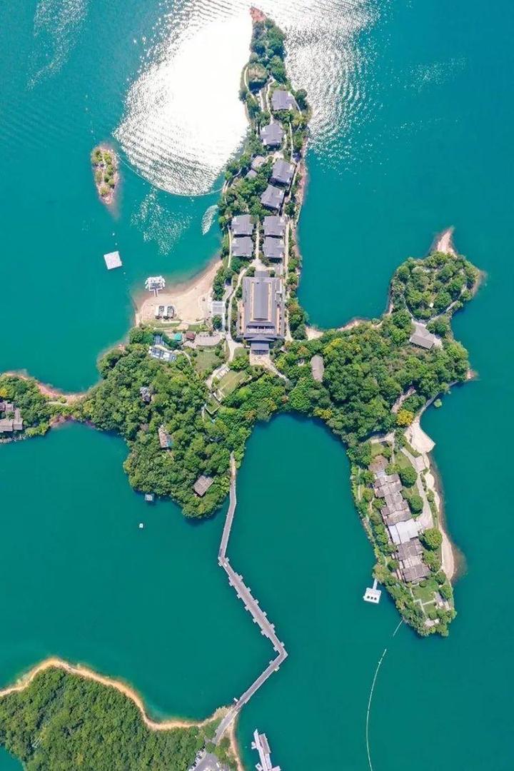 千岛湖绝美酒店|独占湖心一岛——千岛湖温馨岛蝶来湖景度假酒店