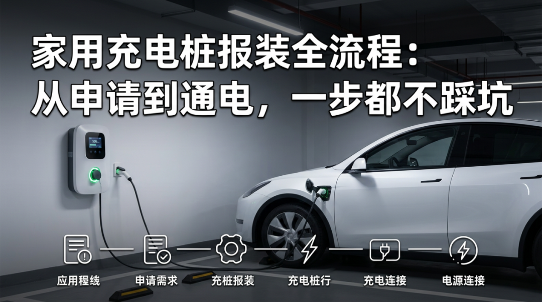 家用充电桩报装全流程:从申请到通电,一步都不踩坑