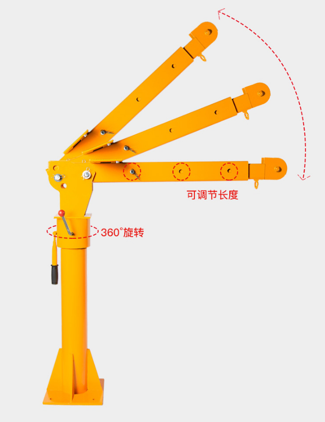 1吨手动微型随车吊图片