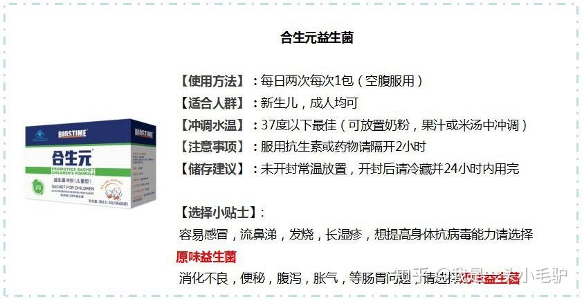 合生元益生菌粉和冲剂有什么区别
