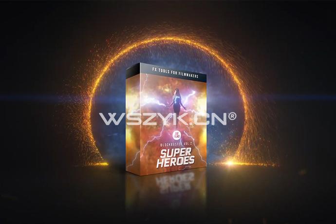 高质量4K视频特效素材包，好莱坞顶级242个闪电冲击波传送门魔法火焰