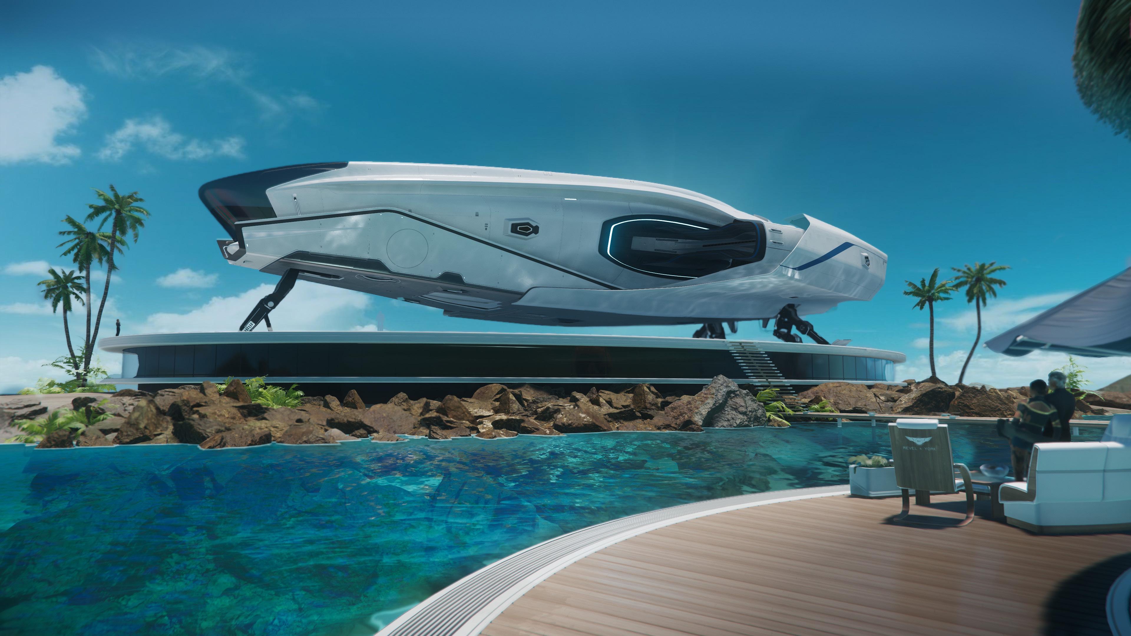 有没有什么科幻作品里的飞船是流线型的?