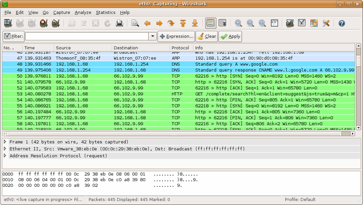 wireshark eth trailer