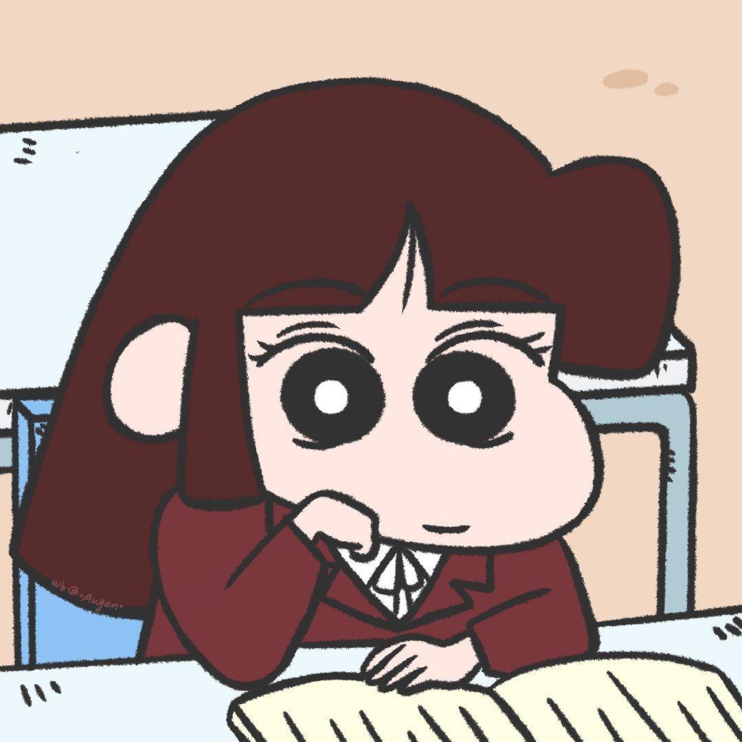 各位有蜡笔小新小爱的头像吗? - 知乎